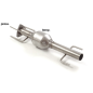 Catalizador grupo N + tramo supresor FAP en acero inox Fiat Croma 2.4 MULTIJET 20V DPF (147KW) 2005 - 04/2010