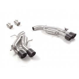 Tramo intermedio+ escape trasero doble salidas Carbon Shot Aud RS6 (F2) 4.0TFSI (441KW) 2020 - Hoy