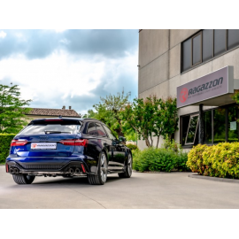 Tramo intermedio+ escape trasero doble salidas Carbon Shot Aud RS6 (F2) 4.0TFSI (441KW) 2020 - Hoy