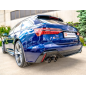 Tramo intermedio+ escape trasero doble salidas Carbon Shot Aud RS6 (F2) 4.0TFSI (441KW) 2020 - Hoy