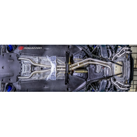 Tramo intermedio+ escape trasero doble salidas Carbon Shot Aud RS6 (F2) 4.0TFSI (441KW) 2020 - Hoy