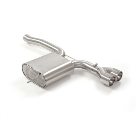 Silencioso trasero en inox salidas redondas Mini Cooper F55 1.5 (100KW) mot.B38 07/2018 - Hoy