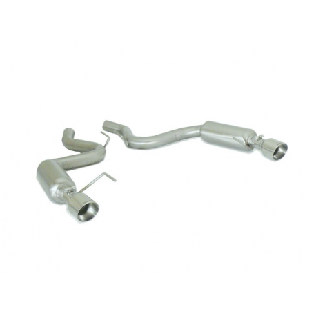 Silencioso trasero doble en acero inox Grupo N Ford Mustang VI Coupé 2.3I ECOBOOST (233 / 213KW) 2015 - 2020