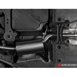 Escape trasero intermedio en inox Audi A5 (typ 8T) Sportback Quattro 2.0TFSI (155kW) 2008 - 2013