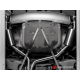 Escape trasero en acero inox Audi A5 (typ 8T) Sportback Quattro 2.0TFSI (155kW) 2008 - 2013