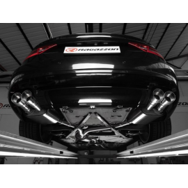 Silencioso trasero en acero inox salidas redondas Audi A5 (typ 8T) Sportback Quattro 2.0TFSI (155kW) 2008 - 2013