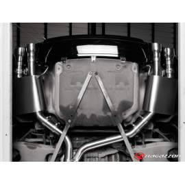 Silencioso trasero en acero inox salidas redondas Audi A5 (typ 8T) Sportback Quattro 2.0TFSI (155kW) 2008 - 2013