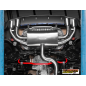 Tramo intermedio + Silencioso trasero en acero inox S3 (typ 8V) Quattro 2.0TFSI (228kW) 2016 - 2018