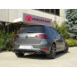 Escape trasero en acero inox salidas ovaldas Volkswagen Golf Mk7.5 / 1.6TDi (85kW) 2018 - 2020