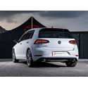 Silencioso trasero en acero inox salidas redondas Volkswagen Golf Mk7.5 / 1.0TSI (81kW) 2017 - 2018