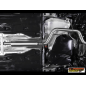 Tramo intermedio con silencioso en acero inox Volkswagen Golf Mk7.5 / 2.0TSI GTi TCR (213kW) 70 mm 2019 - 2020