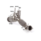 Catalizador deportivo + tramo supresor FAP inox  BMW Serie 5 G30(Sedan) 530d - 530d xDrive (183 / 195kW) 2017 -2020