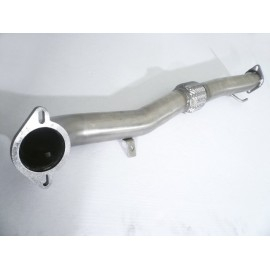 Tubo anteriore con flessibile inox - Linea maggiorata ABARTH GRANDE PUNTO 1.4 TJET (114KW) Ø70MM 10/2007 - Oggi
