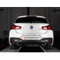 Escape trasero en acero inox BMW Serie 1 F21 118i (100kW - B38) 2015 - Hoy