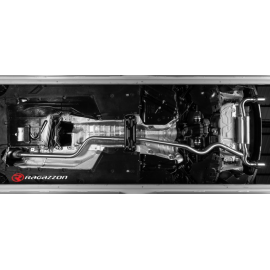 Escape trasero en acero inox BMW Serie 1 F21 118i (100kW - B38) 2015 - Hoy