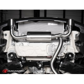 Silencioso trasero en acero inox salidas redondas BMW Serie 1 F21 118i (100kW - B38) 2015 - Hoy