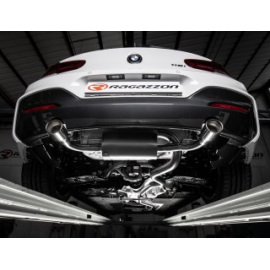 Silencioso trasero en acero inox salidas redondas BMW Serie 1 F21 118i (100kW - B38) 2015 - Hoy