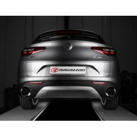 Cola redonda Carbon Shot en acero inox Alfa Romeo Stelvio 2.2 Turbo Diesel Q4 (132kW) 2017 - 2018