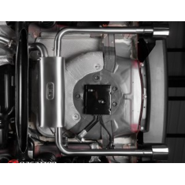 Escape trasero salidas ovaladas en acero inox Fiat Tipo (5 puertas) 1.6MJT (88kW) 2016 - Hoy