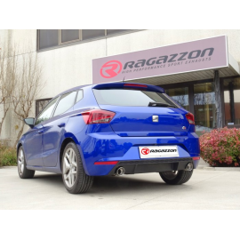 Silencioso trasero en acero inox SEAT Ibiza Mk5 (6F) 1.0TSI (70kW) / 1.0TSI (70kW) FR 2017 - Hoy