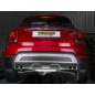 Silencioso trasero salidas redondas asimetricas en acero inox Fiat  500X (typ334) 1.3GSE (110kW) 2018 - Hoy