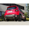 Silencioso trasero 2 salidas en acero inox Jeep Renegade 1.3 T4 (110kW) 2018 - Hoy