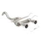 Posteriore inox con terminali rotondi centrali 2 / 102 mm ABARTH 500/595 1.4TJET (103KW) 2012 - 2016