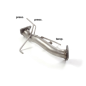Tramo supresor FAP en acero inox Volkswagen Touareg (typ 7P) 3.0TDi V6 (150kW) SCR 2014 - 2018