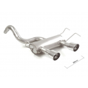 Posteriore inox con terminali centrali 2 / 102 mm ABARTH 500/595 1.4TJET (103KW) 2012 - 2016