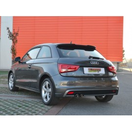 Silencioso trasero en acero inox Audi A1 1.4TSI (136KW) 2010 - 2014