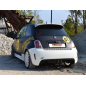 Tramo trasero grupo N en acero inox Abarth 695 (typ 312) 1.4 T-Jet (132 / 140kW) Ø63.5mm 2009 - 2016