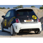 Tramo trasero grupo N en acero inox Abarth 695 (typ 312) 1.4 T-Jet (132 / 140kW) Ø63.5mm 2009 - 2016