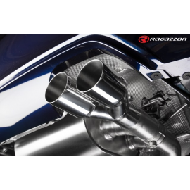 Tramo intermedio + Silencioso trasero con valvulas INOX BMW M3 F80 (Sedan) 3.0 (317kW) 2014 - 2018
