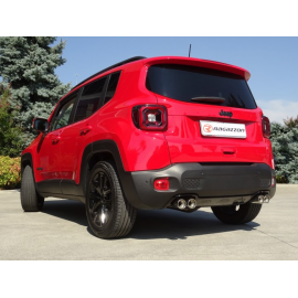 Pot d'échappement arrière en inox Jeep Renegade 1.4 Multiair 4WD (125kW) 2015 - 2018