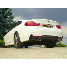 Silencieux d'échappement arrière en inox BMW Serie F31 (Touring) 316D (85kW) 318D xDrive (105kW) 2012 - 2015