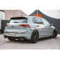 Silencioso trasero doble en acero inox Volkswagen Golf Mk8 1.5TSI - 1.5eTSI (96kW - NO Multilink) 12/2019 - 2024