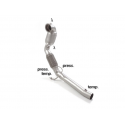 Catalizador deportivo 200cpsi en acero inox Volkswagen Golf Mk8  2.0GTi (180kW) 70mm 2020 - 2024