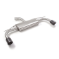 Silencioso trasero con salidas redondas en acero inox Volkswagen Golf Mk8 2.0GTi (180kW) 70mm 2020 - 2024
