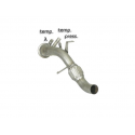 Tramo supresor catalizador + FAP en acero inox BMW X5 (E53 / E70) E70 35d xDrive (210kW) 2007 - 2010