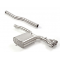Silencioso trasero en acero inox Mini F56 Cooper S 2.0 (141kW) 2018 - 2020