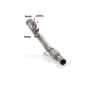 Tramo supresor catalizador + Tramo supresor filtro antipartículas  Bmw serie 5 F11(Touring) 520d (135kW) 2010 - 2014