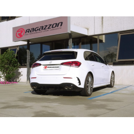 Silencioso trasero doble en acero Inox Mercedes classe A (W177) A250 (165kW) 4MATIC 05/2018 - Aujourd'hui