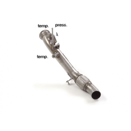 Tramo supresor catalizador + Tramo supresor FAP en acero inox BMW Série 5 F10(Sedan) 520d (135kW) 2010 - 2014