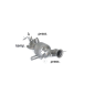 Catalizador + FAP en acero inox Volkswagen T5 Caravelle Multivan (typ 7H) 2.0TDi (132kW) 2009 - 2016