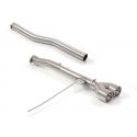 Tramo trasero en acero inox Mini F56 Cooper S 2.0 (131kW) 11/2020 - 2024