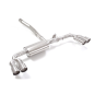 Silencioso trasero doble en acero inox Mercedes Classe A(W177)  A220 (140kW - 51L) 07/2018 - 2019