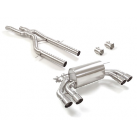 Tramo intermedio + Silencioso trasero en acero inox BMW M2 F87 Coupé CS 3.0 (331kW) 2020 - Hoy