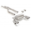 Tramo intermedio + Silencioso trasero en acero inox BMW M2 F87 Coupé CS 3.0 (331kW) 2020 - Hoy