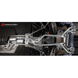 Tramo intermedio + Silencioso trasero en acero inox BMW M2 F87 Coupé CS 3.0 (331kW) 2020 - Hoy