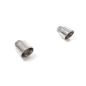 Cola redonda 2 / 129 mm Sport Line en acero inox Alfa Romeo Stelvio(949) 2.0 Turbo Q4 (184kW) 2021 - Hoy